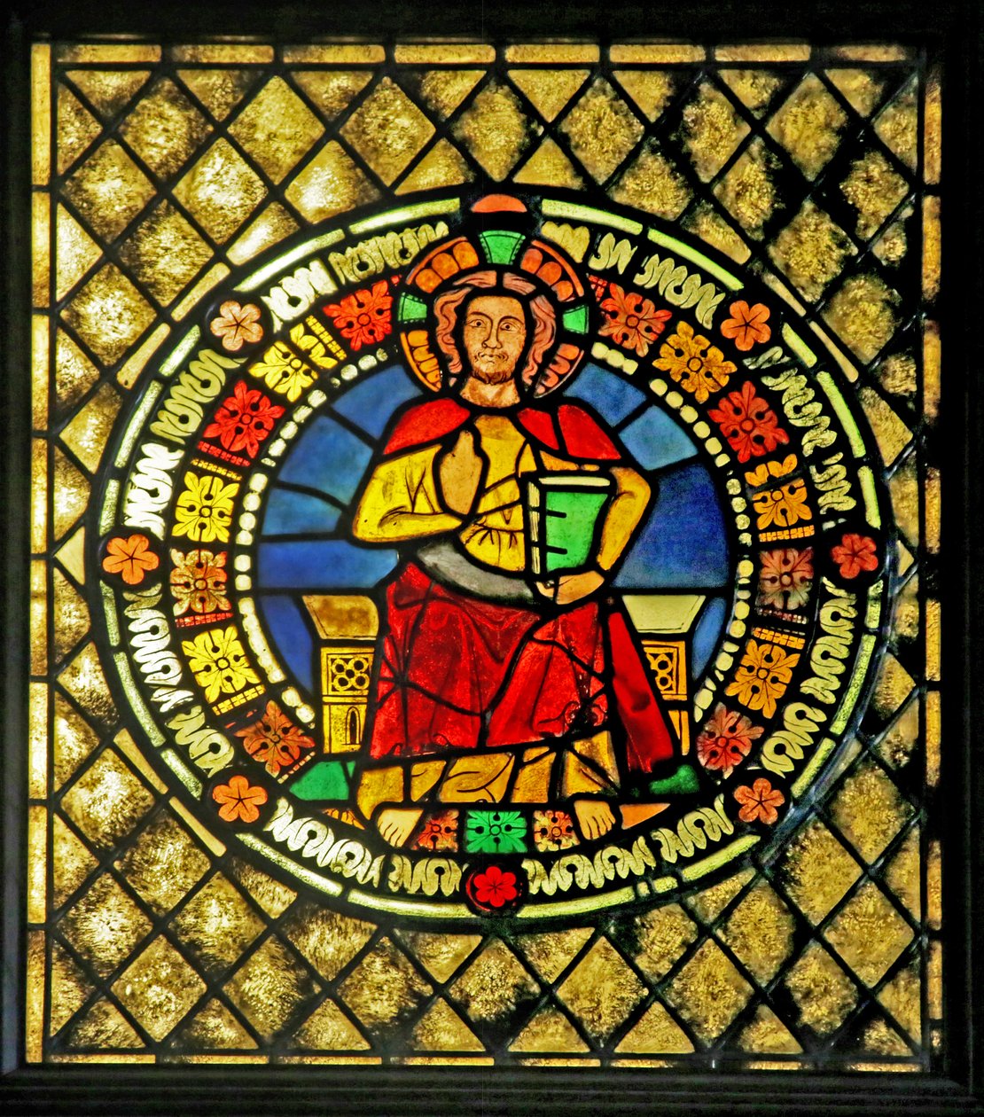 Vetrata raffigurante Cristo da French School