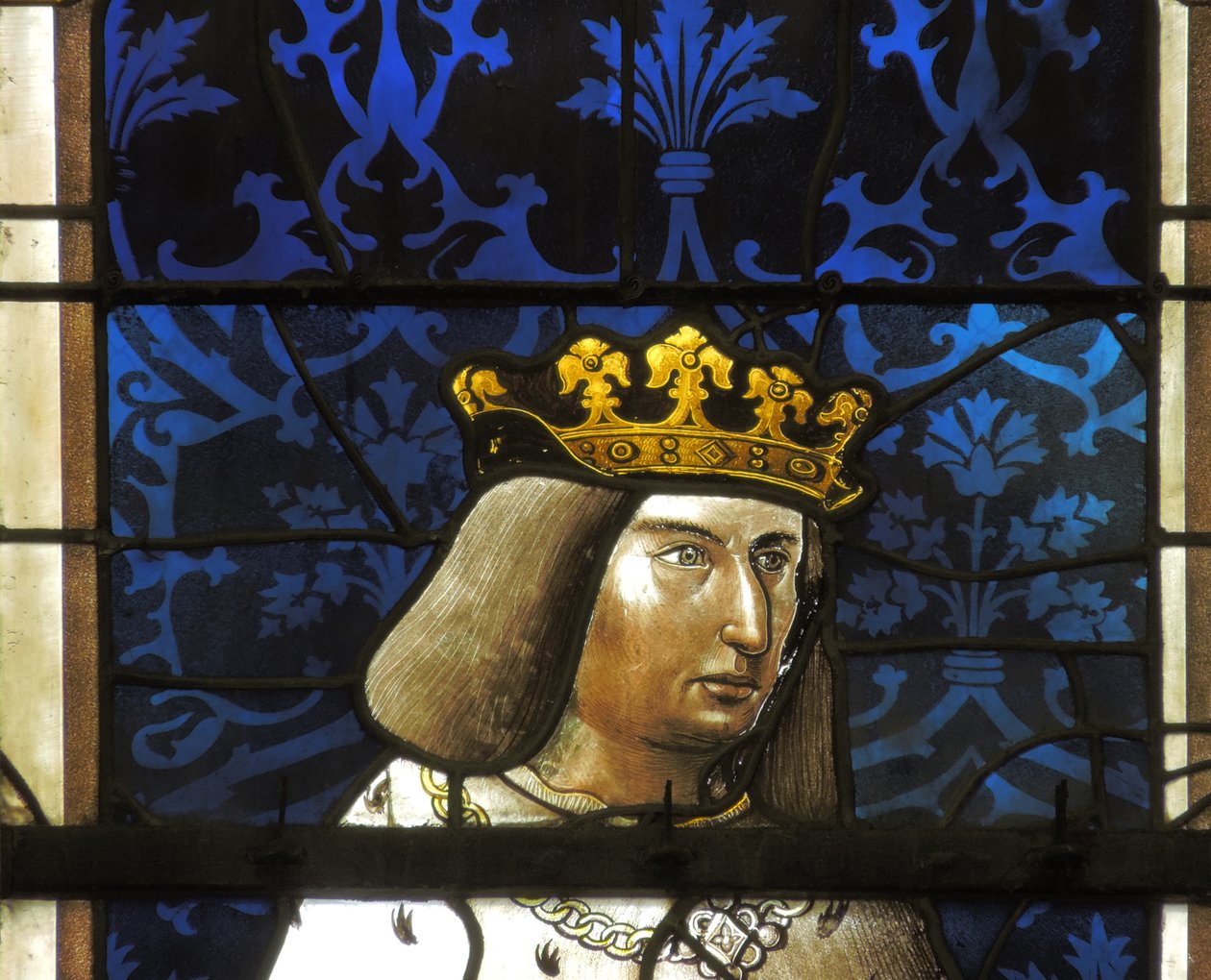 Vetrata raffigurante René II da French School