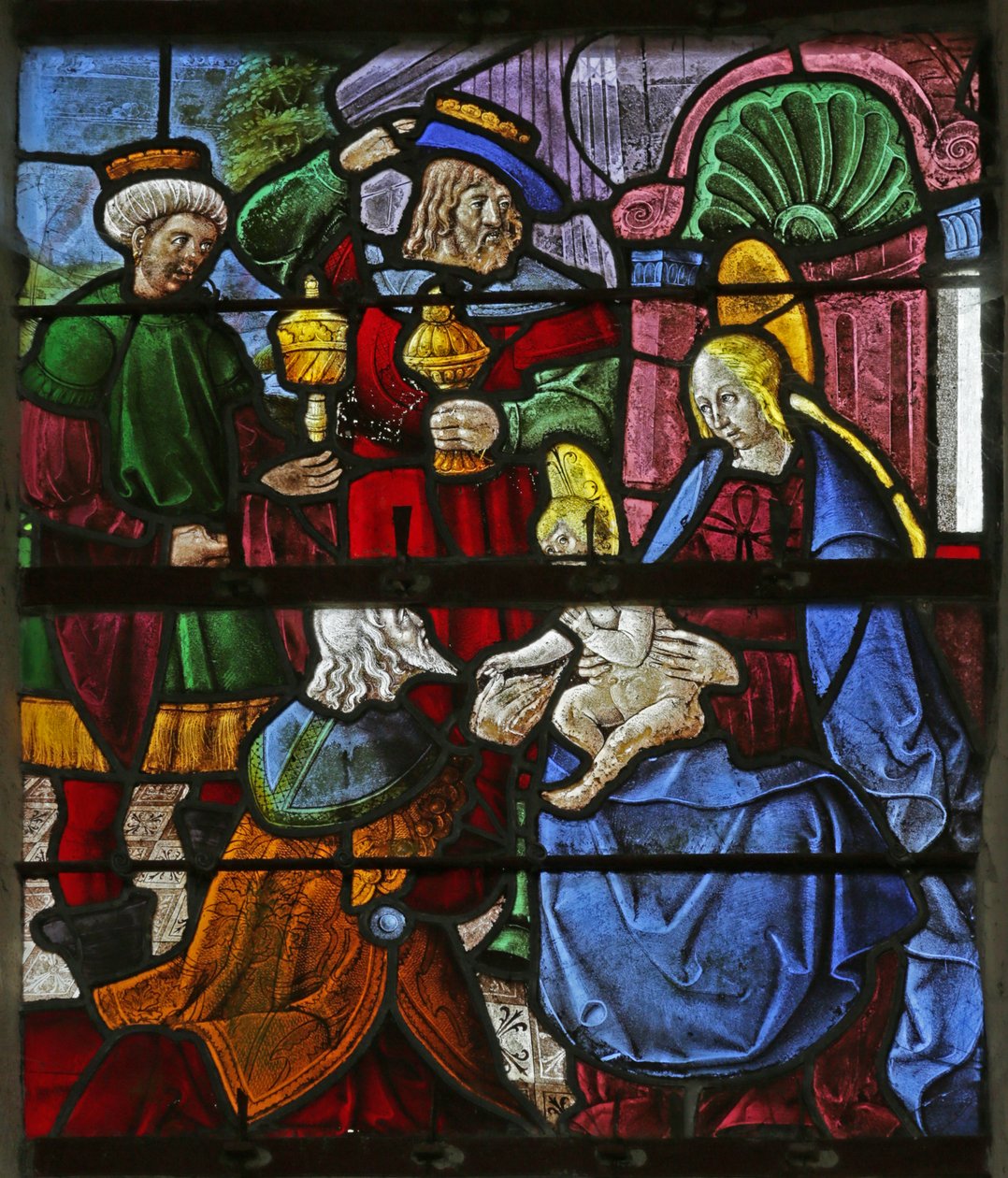 Vetrata raffigurante l