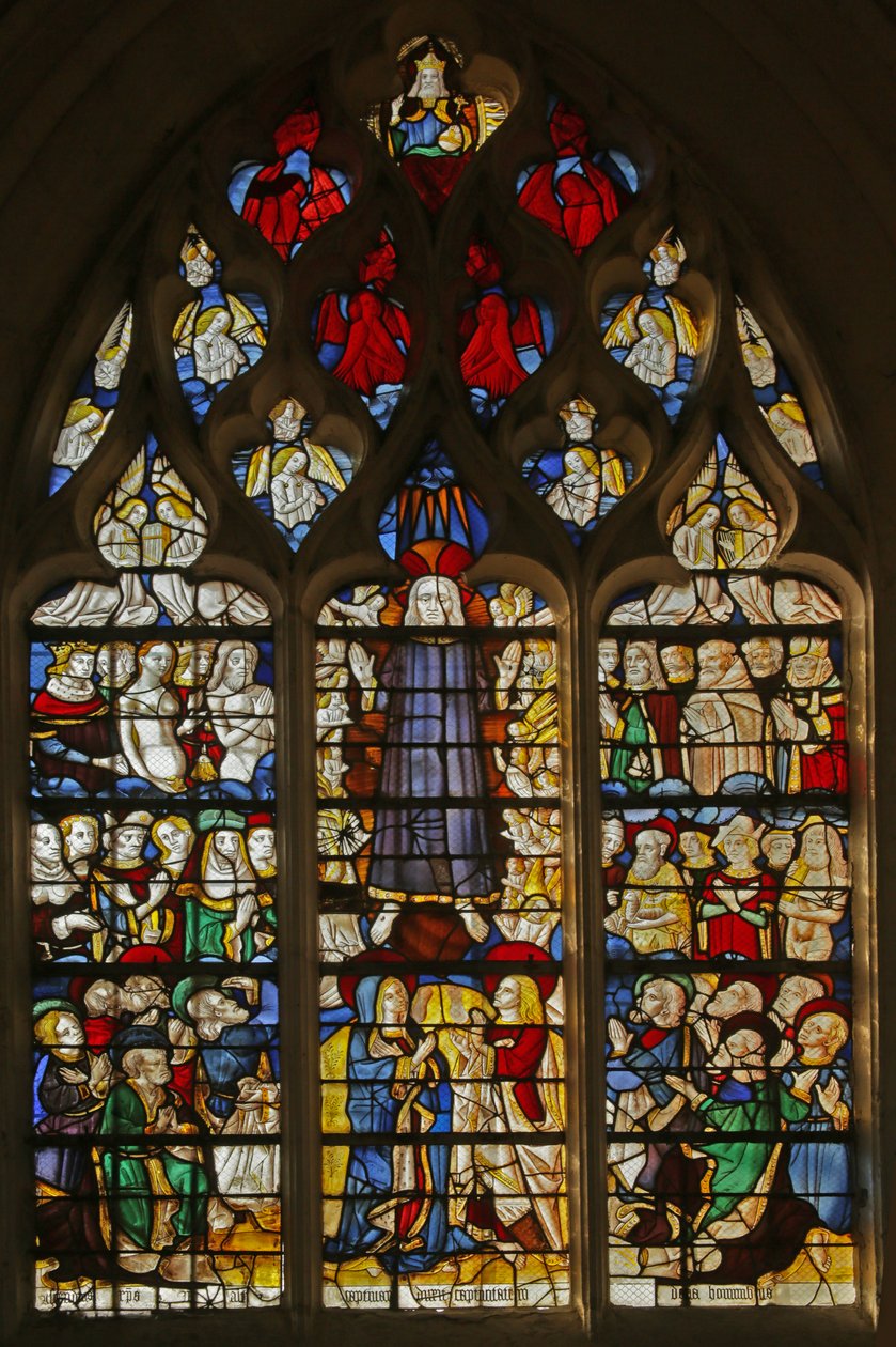 Vetrata raffigurante la Seconda Venuta di Cristo, 1470 da French School