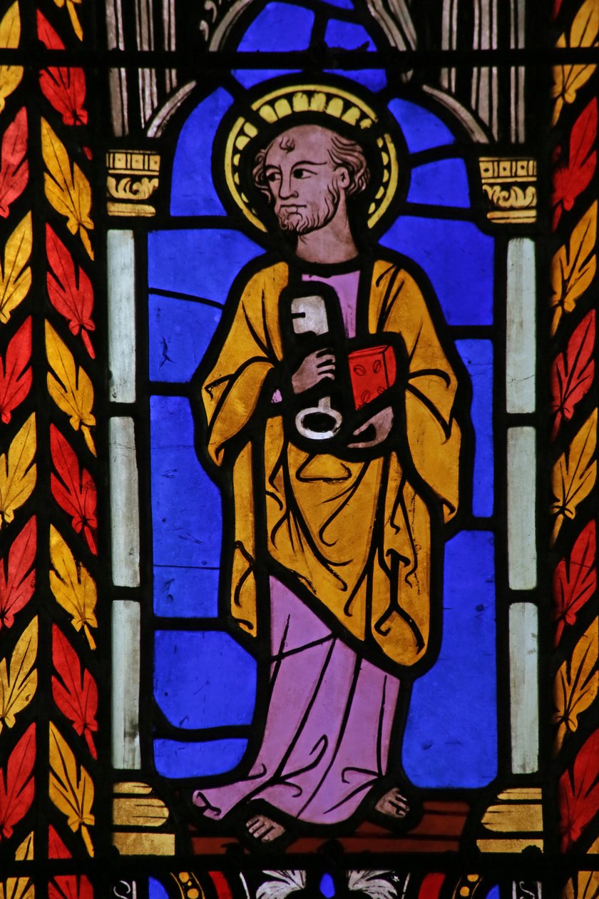 Vetrata della Chiesa di San Giovanni Battista, c.1275 da French School