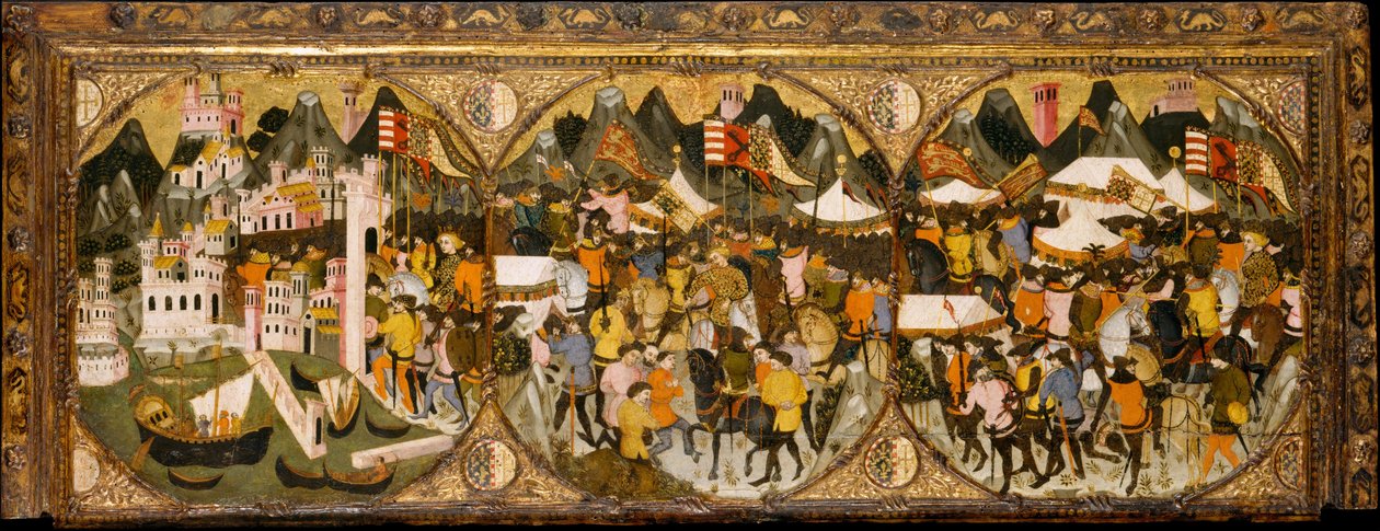 La conquista di Napoli, 1381-82 da Italian School