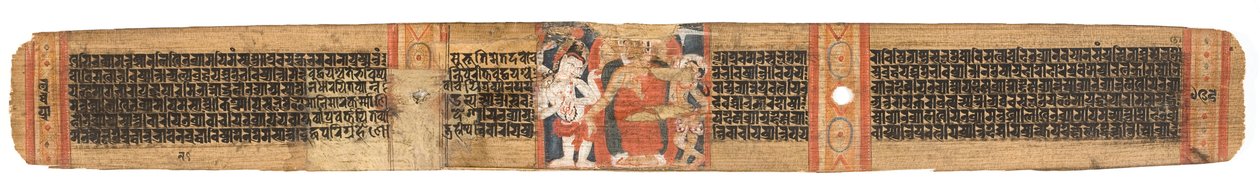 Folio 126b Discesa del Buddha dal cielo, dall