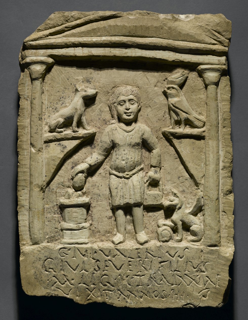 Stele funeraria di C. Julius Valerius da Roman
