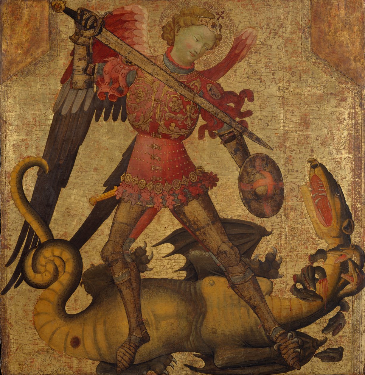 San Michele e il Drago, c.1405 da Spanish School