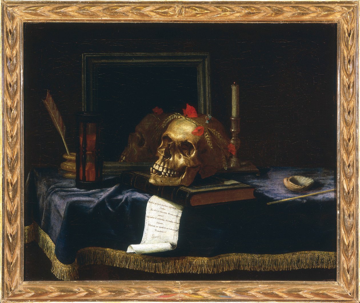 Natura morta con Memento Mori da Unknown