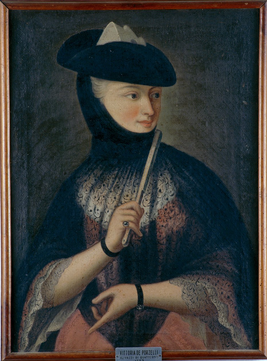 Ritratto di Vittoria de Porzelli, 1773 da Unknown
