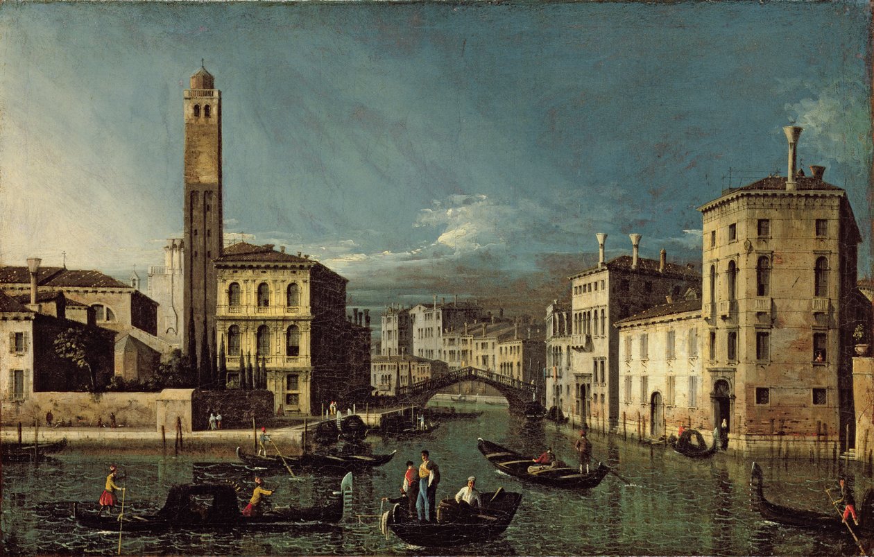 Scena di canale, Venezia da Giovanni Antonio Canal
