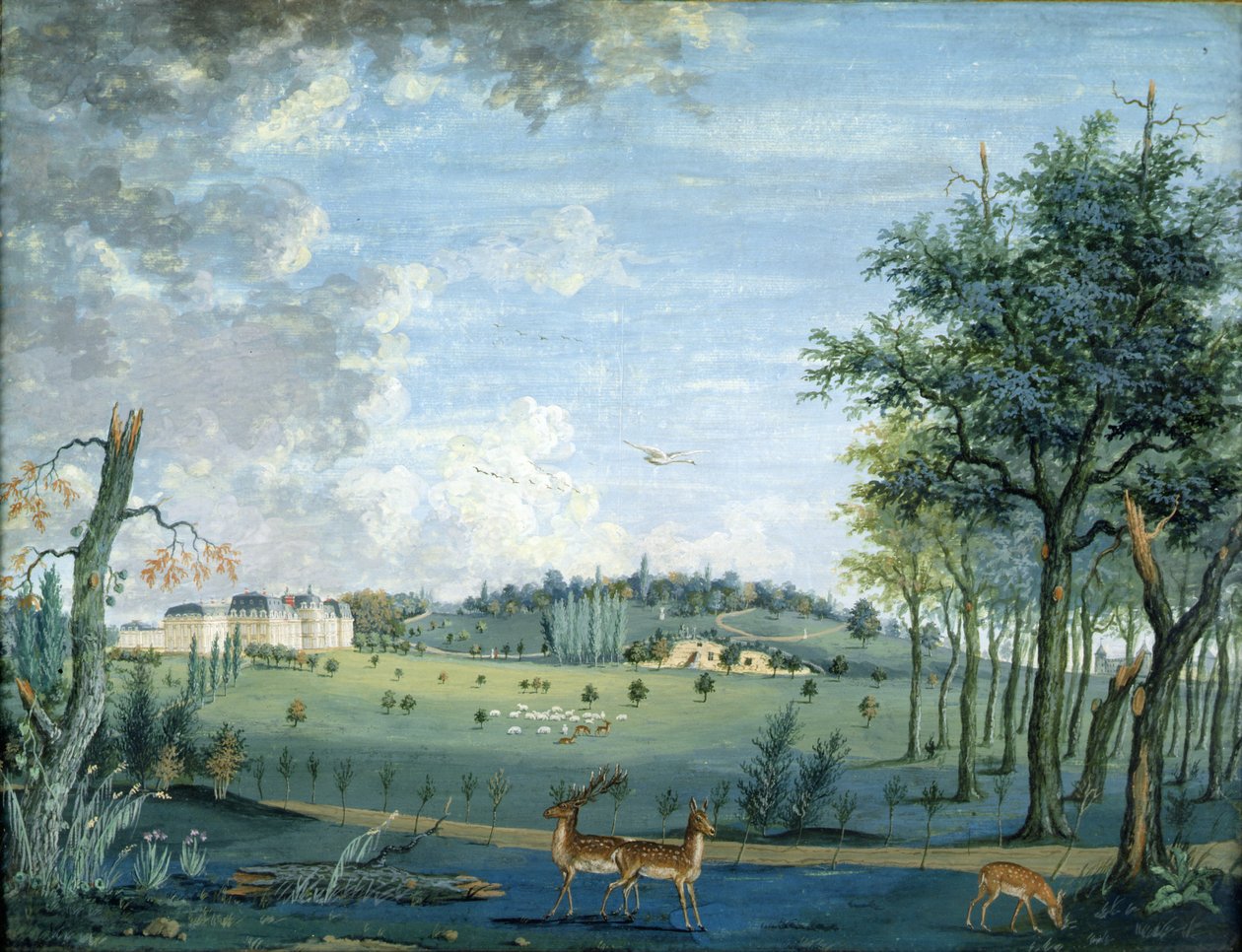 Parc du Raincy, il castello e le rocce da 1717 1806 Carmontelle
