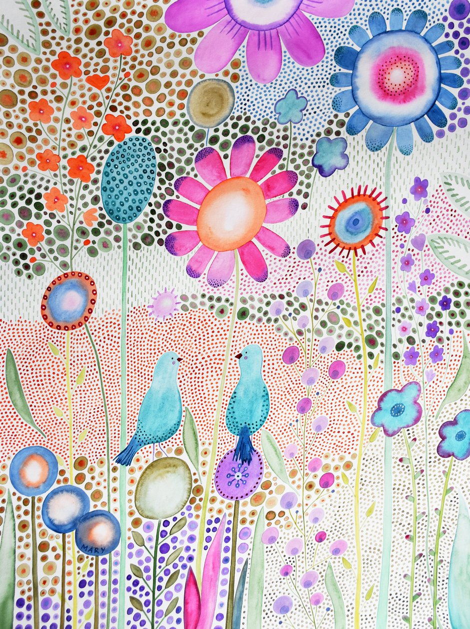 Due uccellini da Marys Watercolors