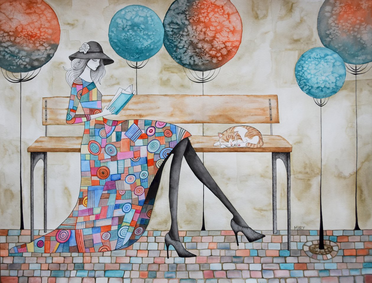 Il tuo bellissimo abito da Marys Watercolors