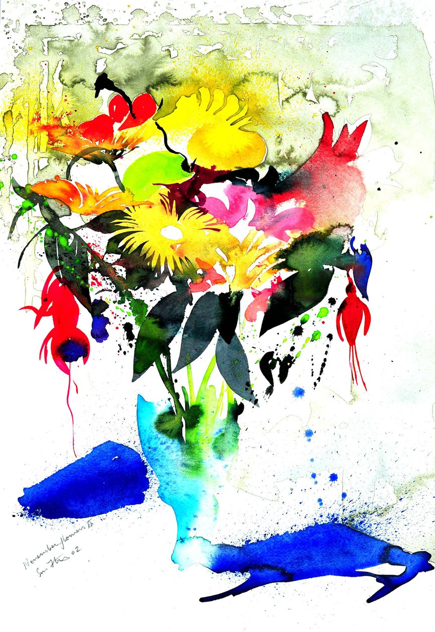 Fiori di novembre II 56x36 da Simon Fletcher