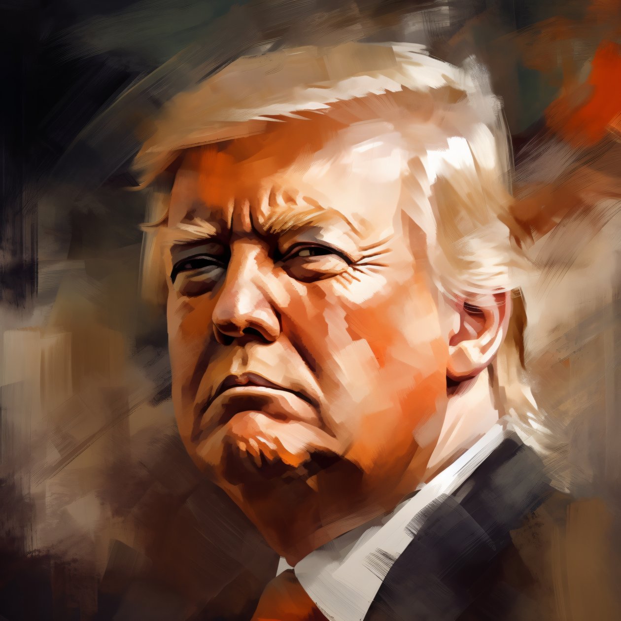 Ritratti di Donald Trump, decorazioni murali e stampe su richiesta da F. Abderrahim