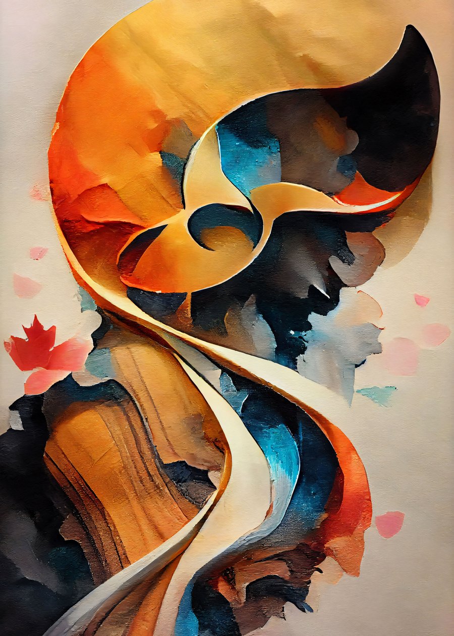 Violino, Tamburo, Tromba, Pianoforte Pittura ad olio astratta e minimaleViolino, Tamburo, Tromba, Pianoforte Pittura ad olio astratta e minimale da F. Abderrahim