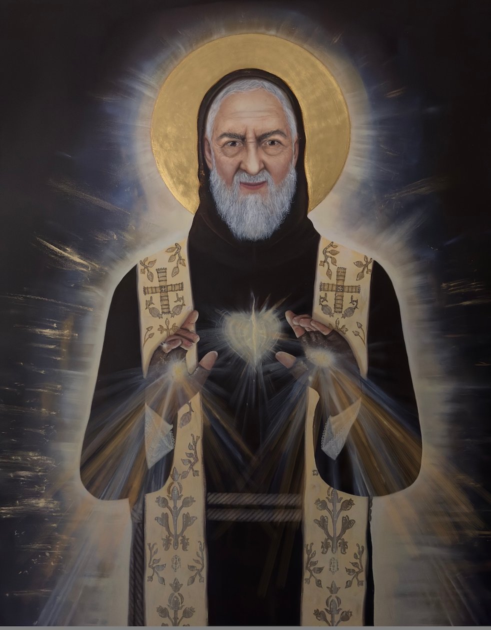 Padre Pio da Simone Amon