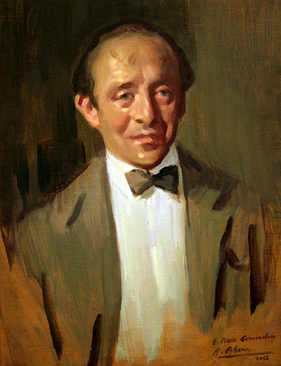 Ritratto di Enrique Pérez Comendador da Alejandro Cabeza