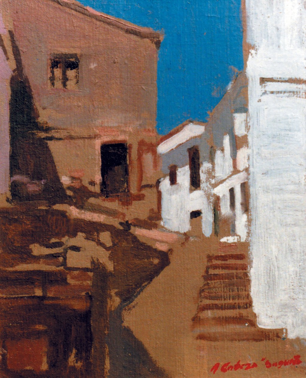 Pintura Valenciana - Calle de Sagunto da Alejandro Cabeza