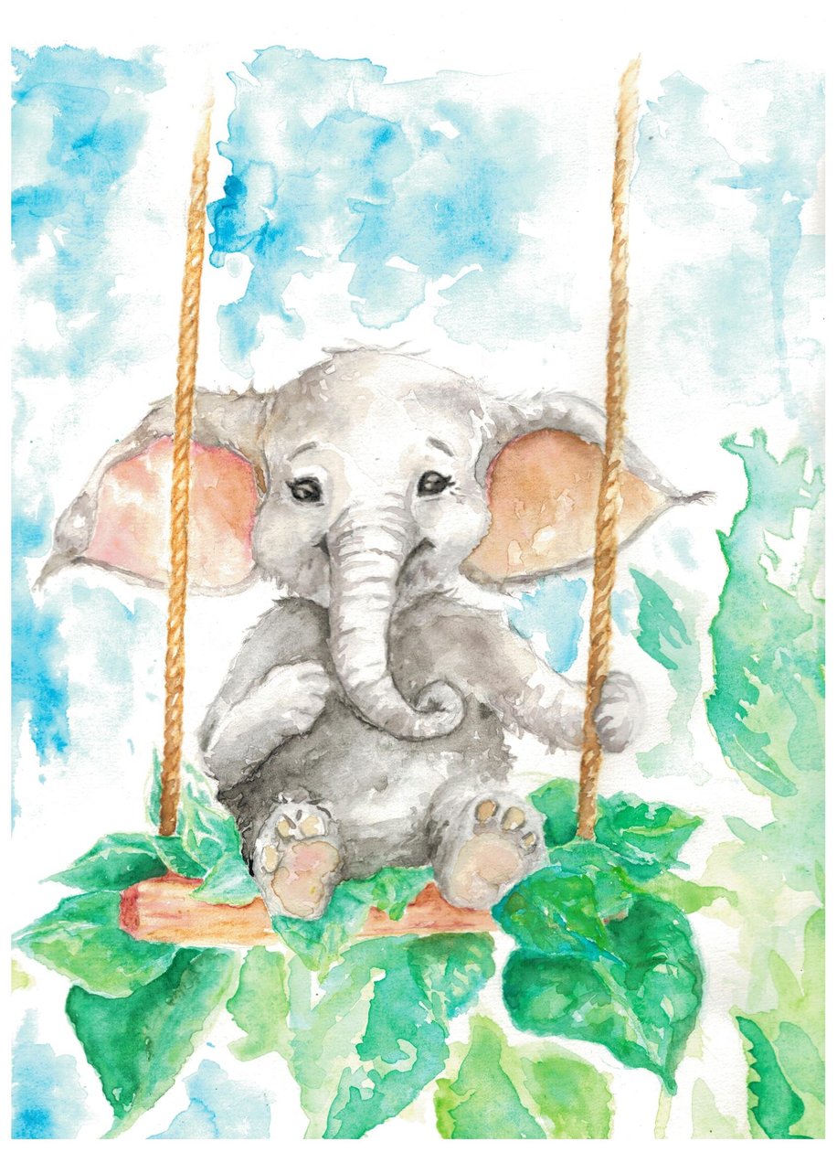 Piccolo elefante a dondolo da Phantalis