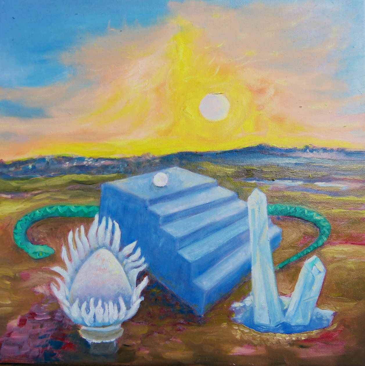 Paesaggio con scale da Elzbieta Goszczycka