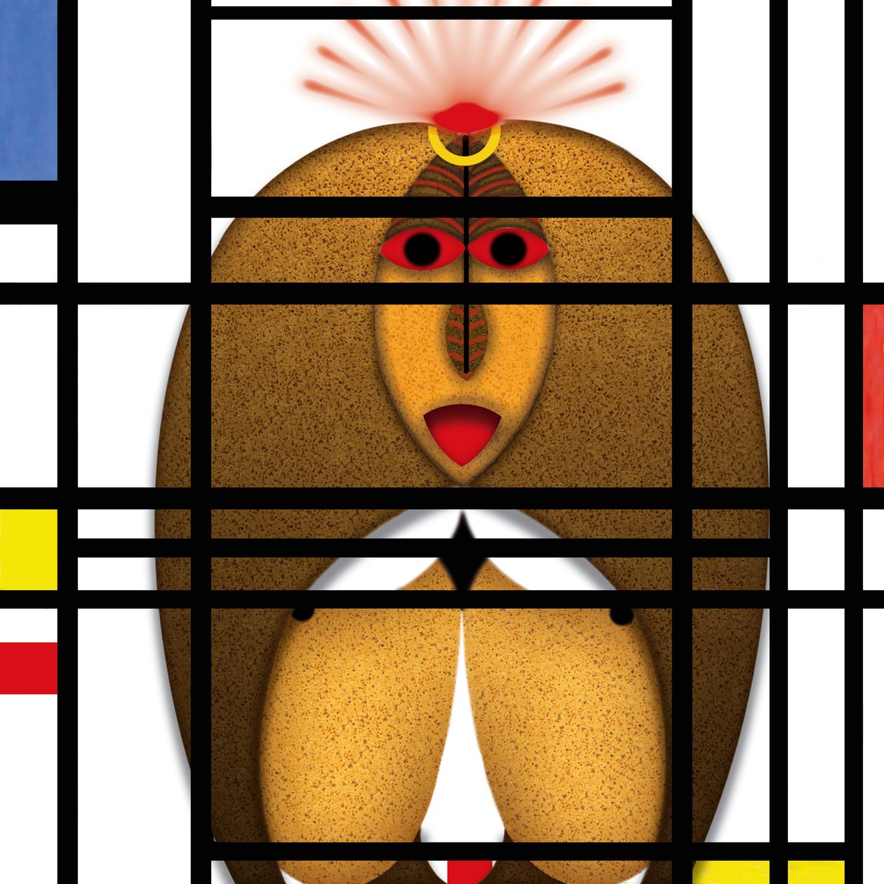 Razionale animale (III) - Omaggio a Piet Mondrian da Alexander Eibach