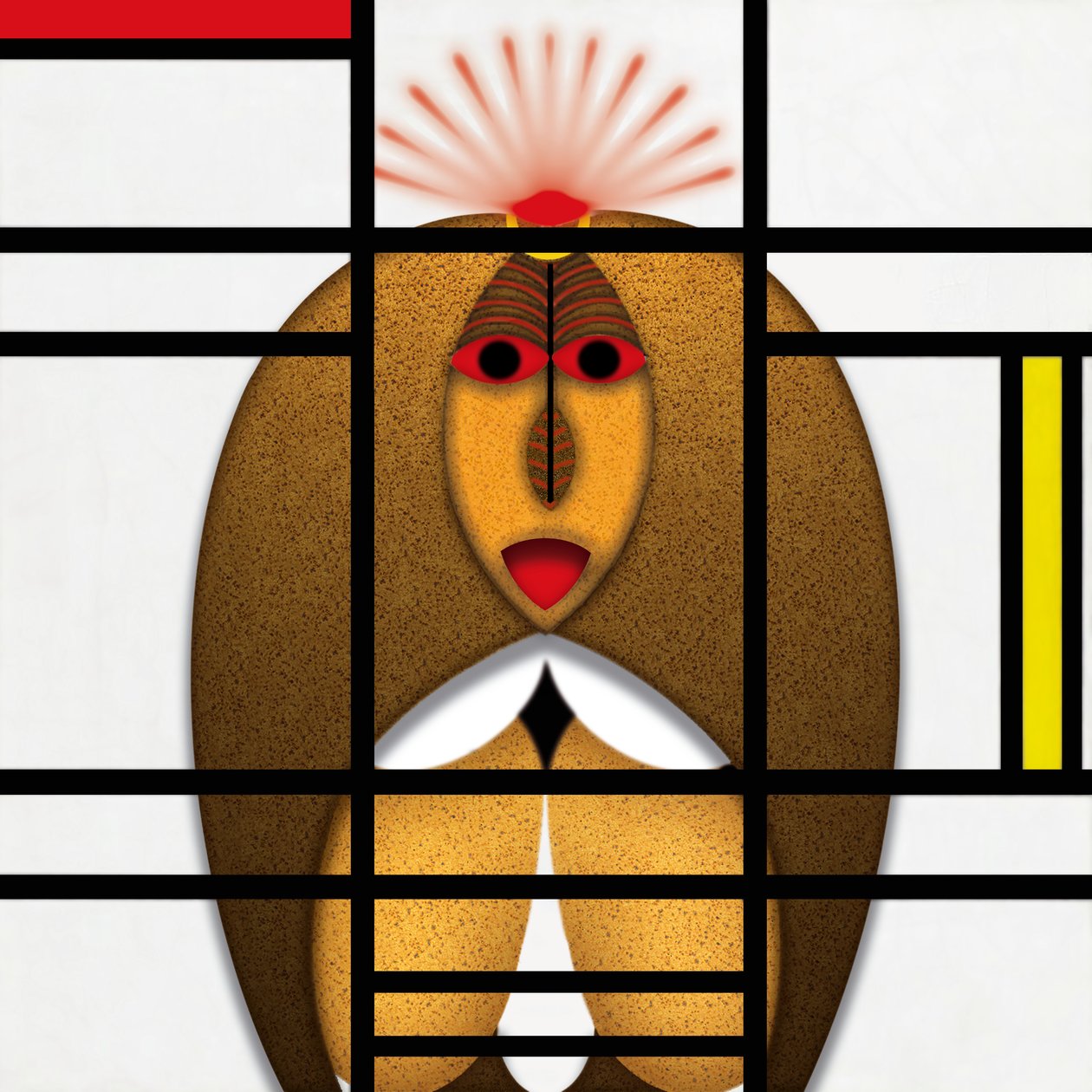 Lockdown (XII) - (aus der Serie Animal Rationale) da Alexander Eibach