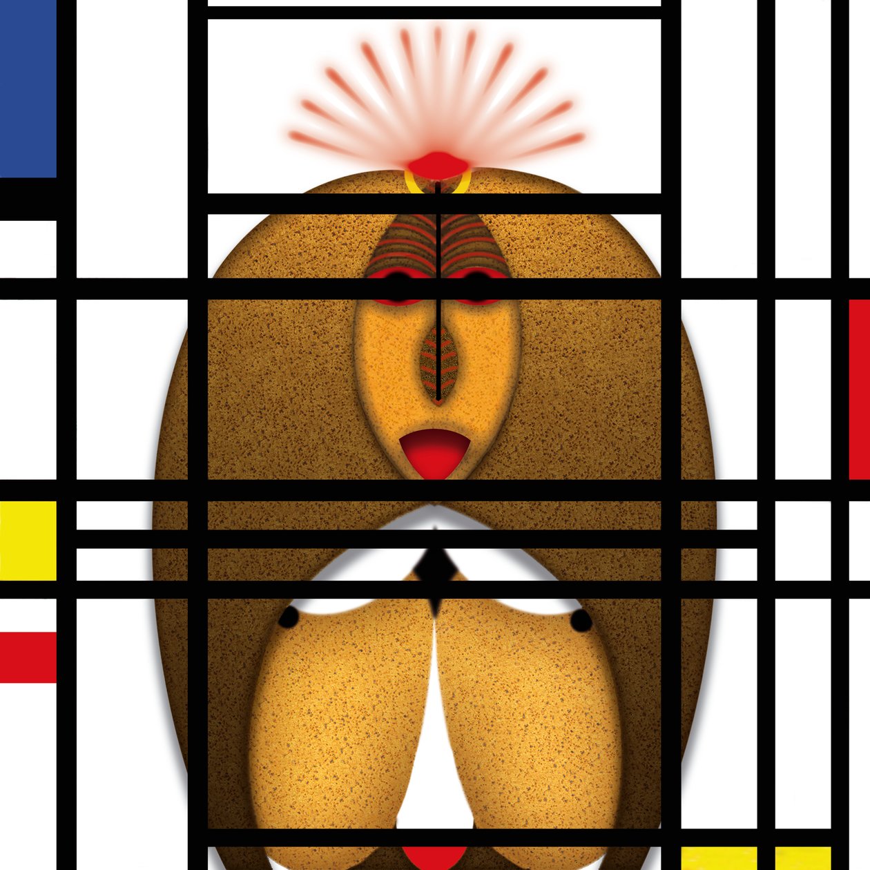Lockdown (XVIII) - (aus der Serie Animal Rationale) da Alexander Eibach