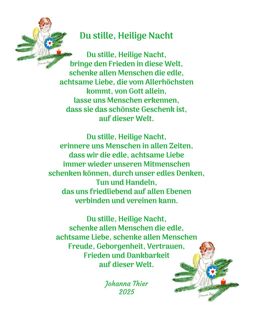 Notte santa e silenziosa da Johanna Thier