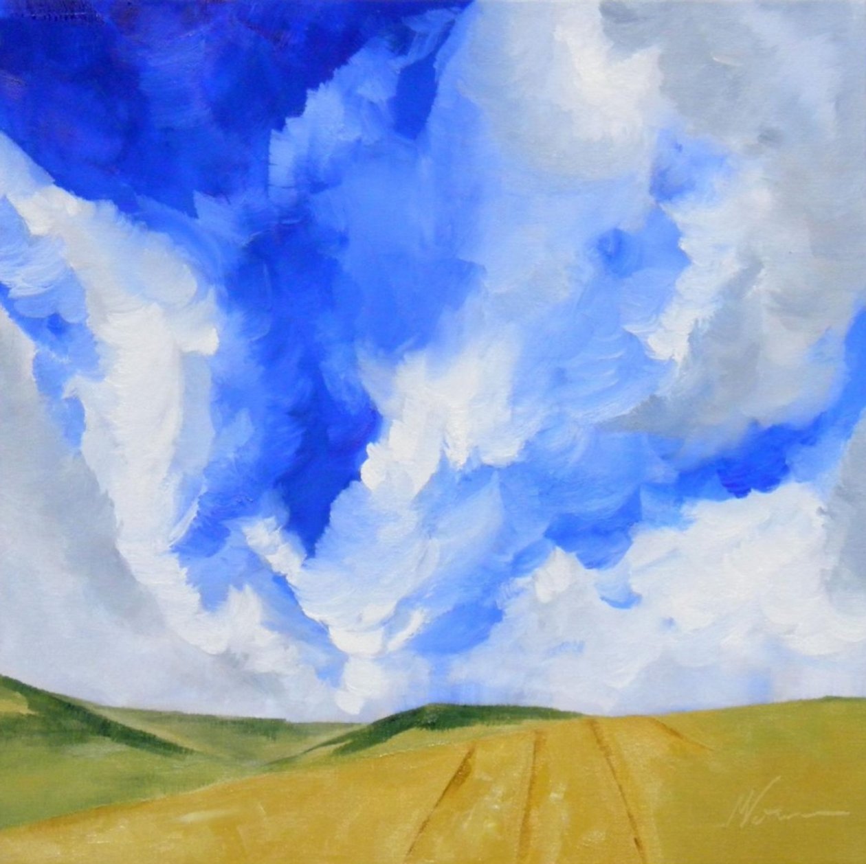 Prospettiva di nuvole da M. Vet