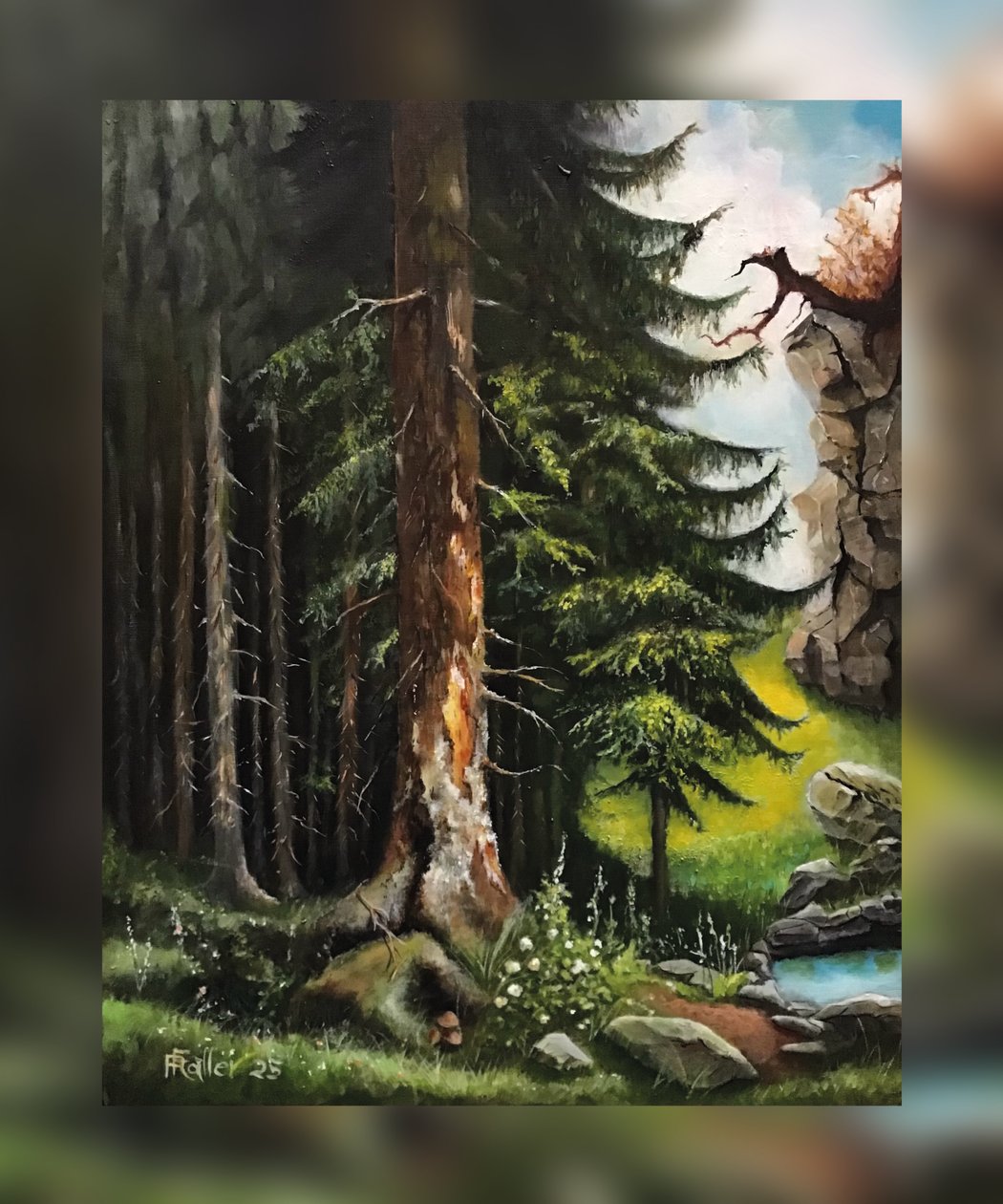 Radura nella foresta profonda da Faller Rüdiger - Tician