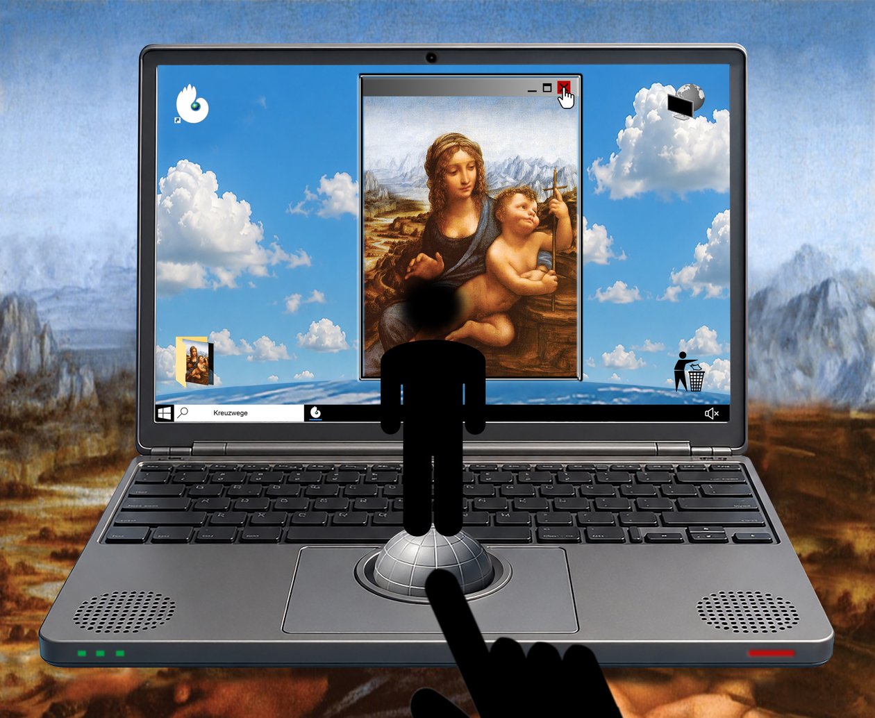 Kreuzwege (I) (aus der Serie WINDOWS) da Alexander Eibach