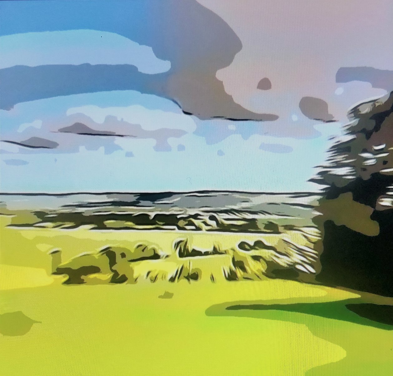 Digitale Landschaft 05 da M. Vet