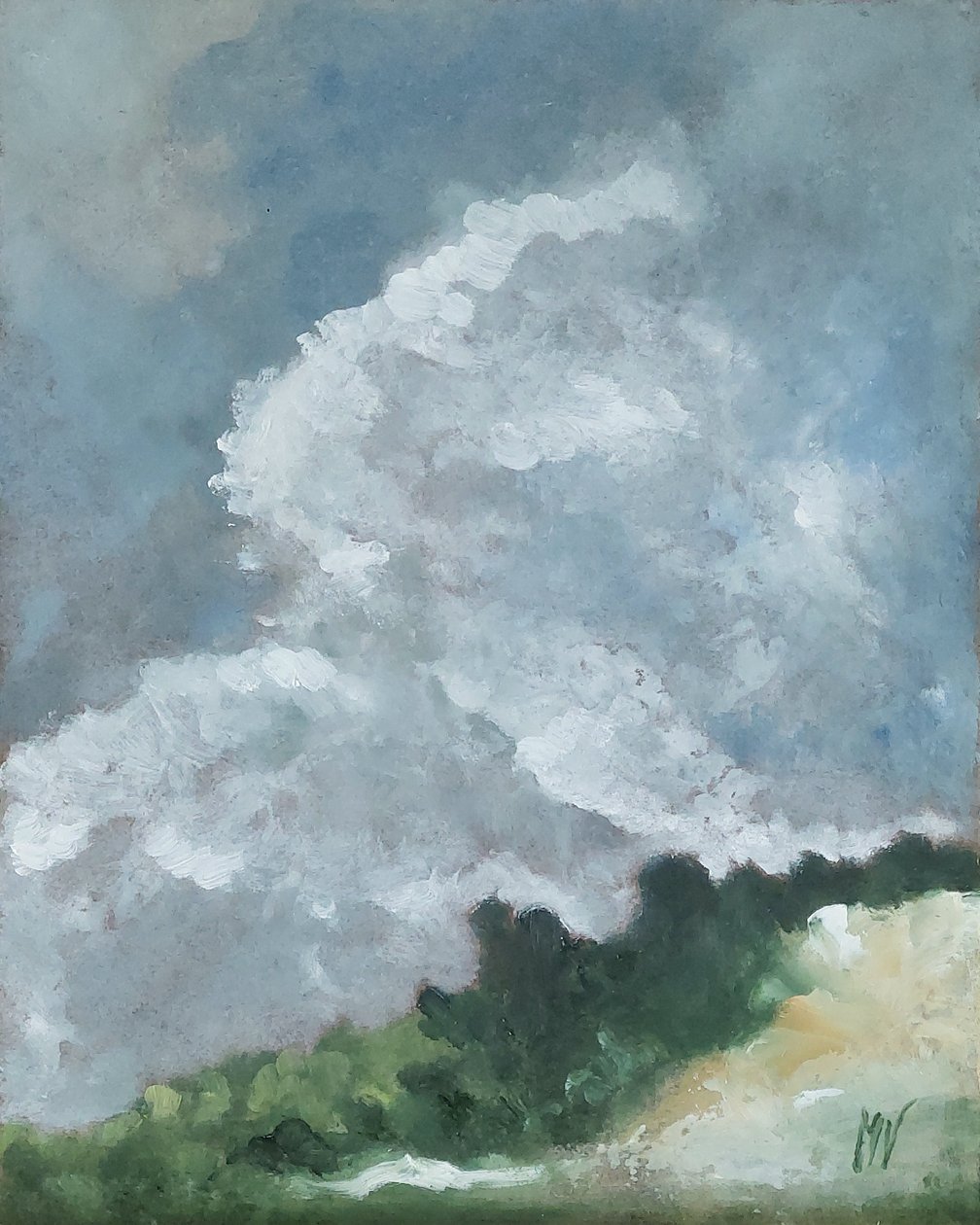 Wolken darüber da M. Vet