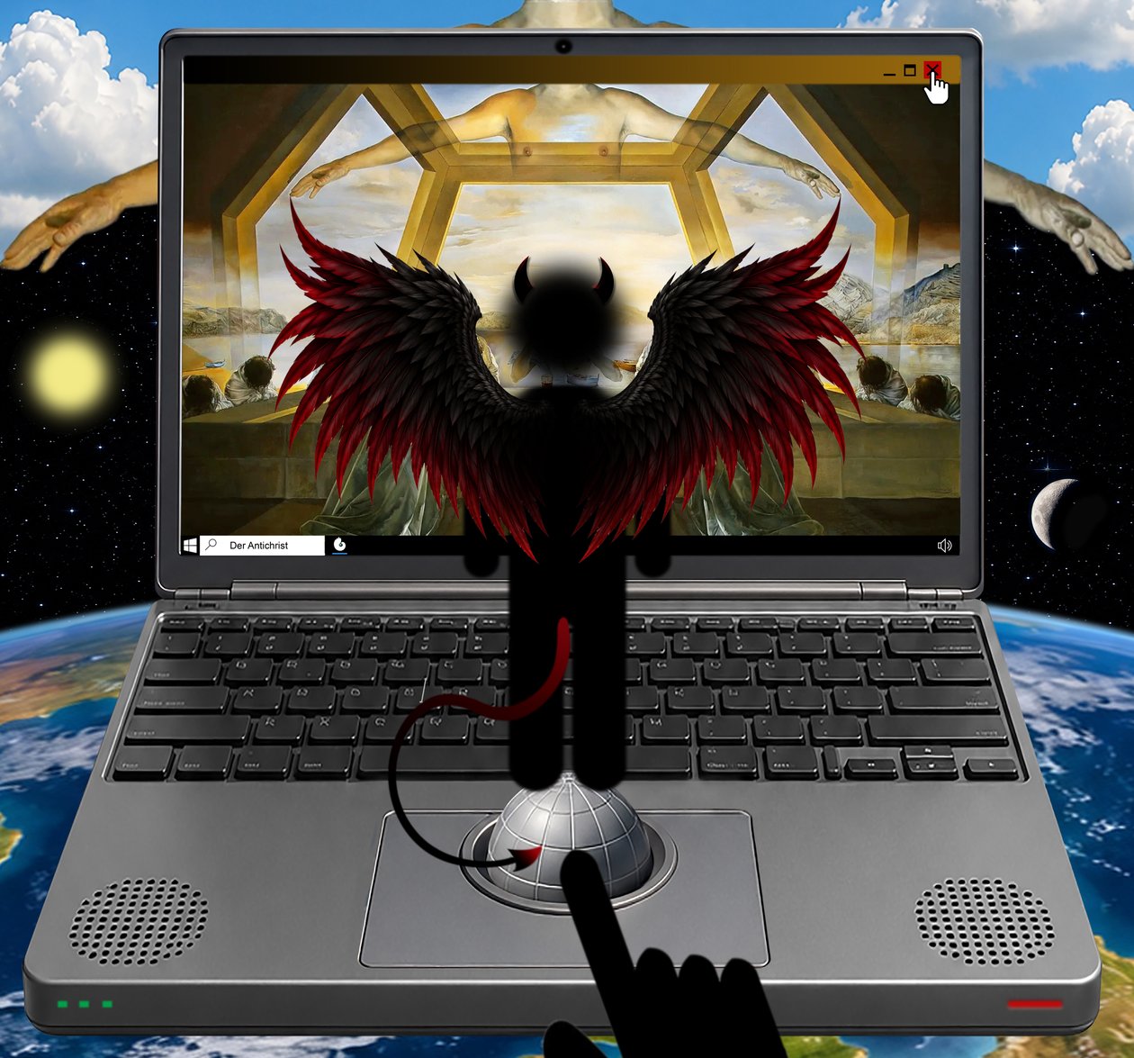 Der Antichrist (I) (aus der Serie WINDOWS) da Alexander Eibach
