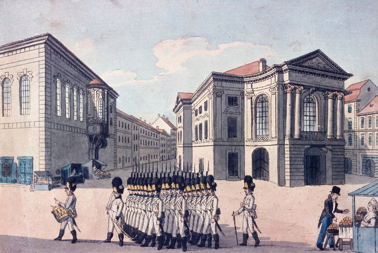 Teatro degli Stati, Praga, c.1810 da A. and Berka, Johann Gustav