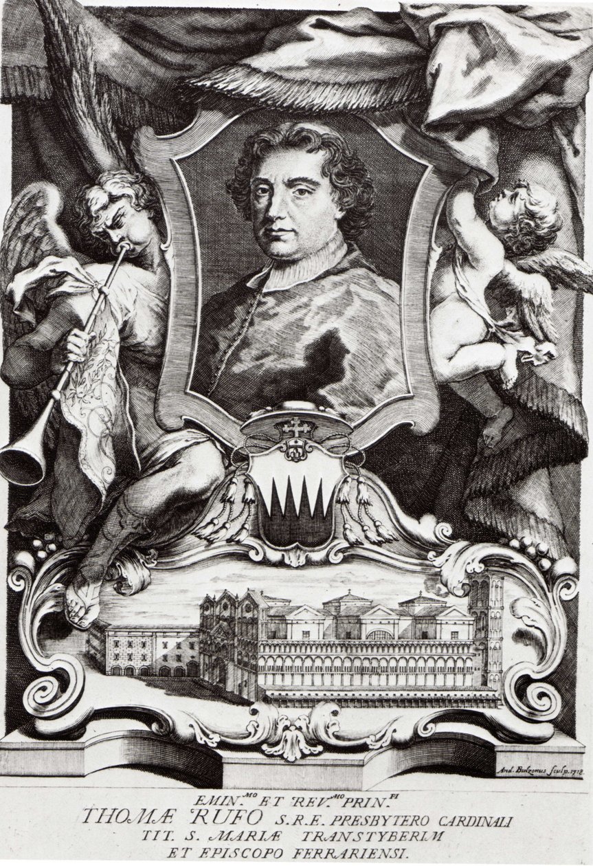 Ritratto del cardinale Tommaso Ruffo da A. Bolzoni
