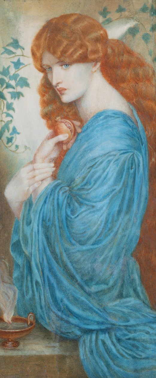 Proserpina dopo Gabriel Dante Rossetti, c.1890 da A. Corsi Lalli