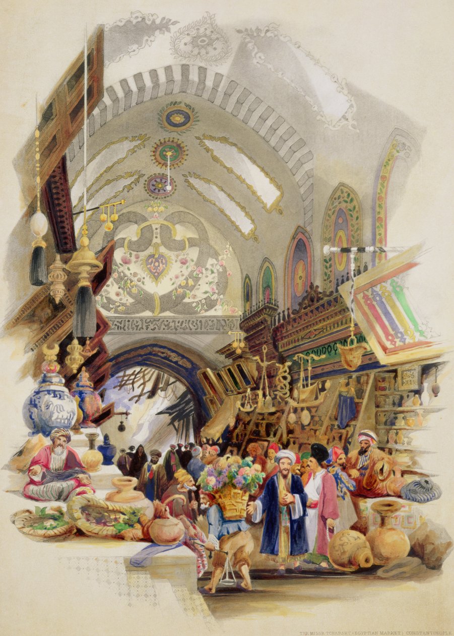 Il mercato egiziano a Costantinopoli da A. Margaretta Burr