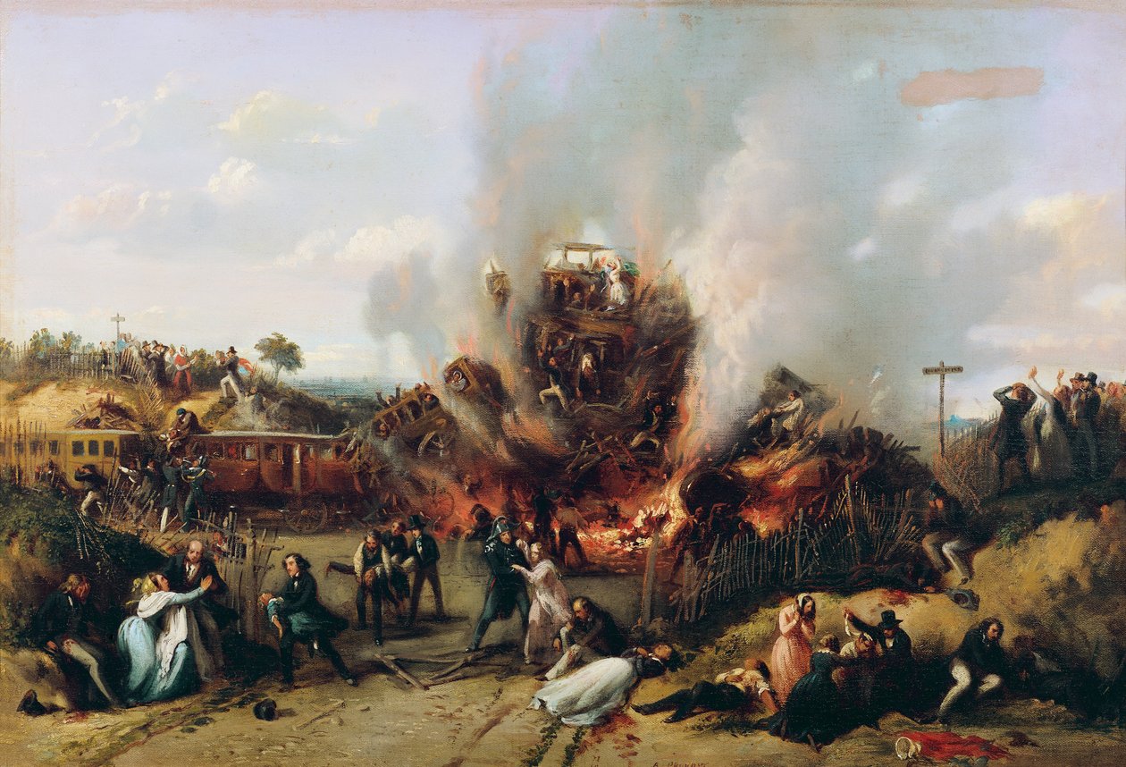 Disastro ferroviario tra Versailles e Bellevue, 8 maggio 1842 da A Provost