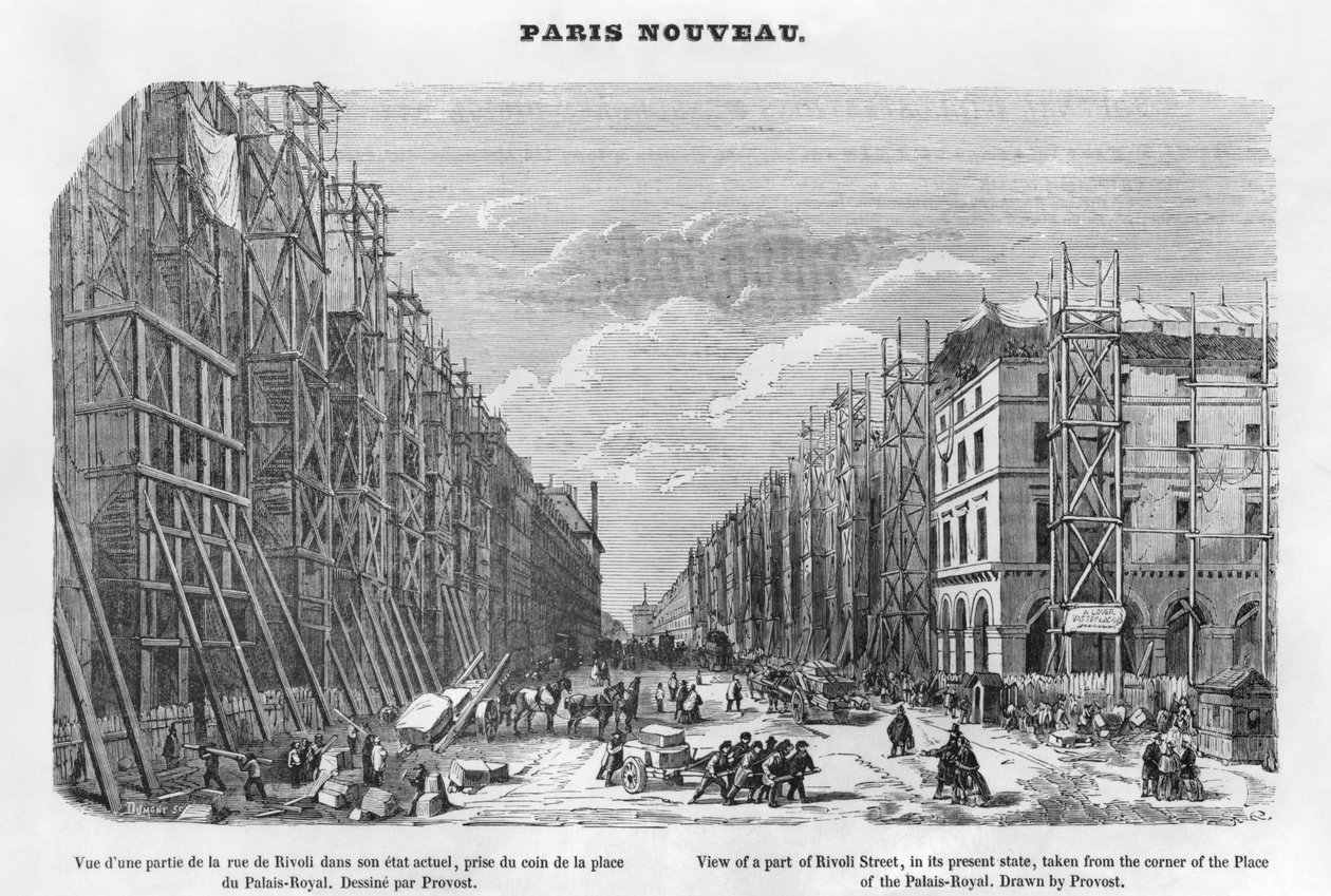 Nuova Parigi, vista di una parte di via Rivoli, nel suo stato attuale, presa dall