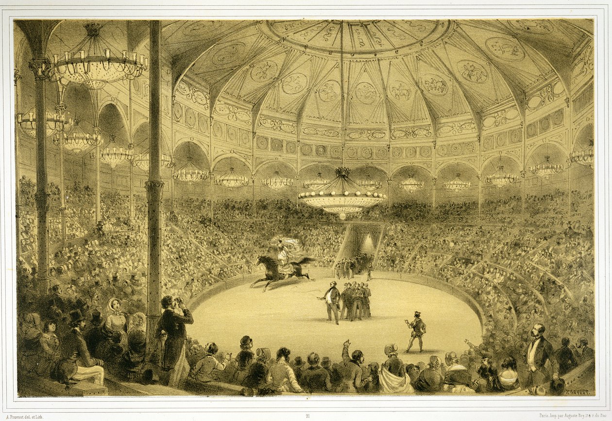 Il circo nazionale, pubblicato da Auguste Bry da A Provost