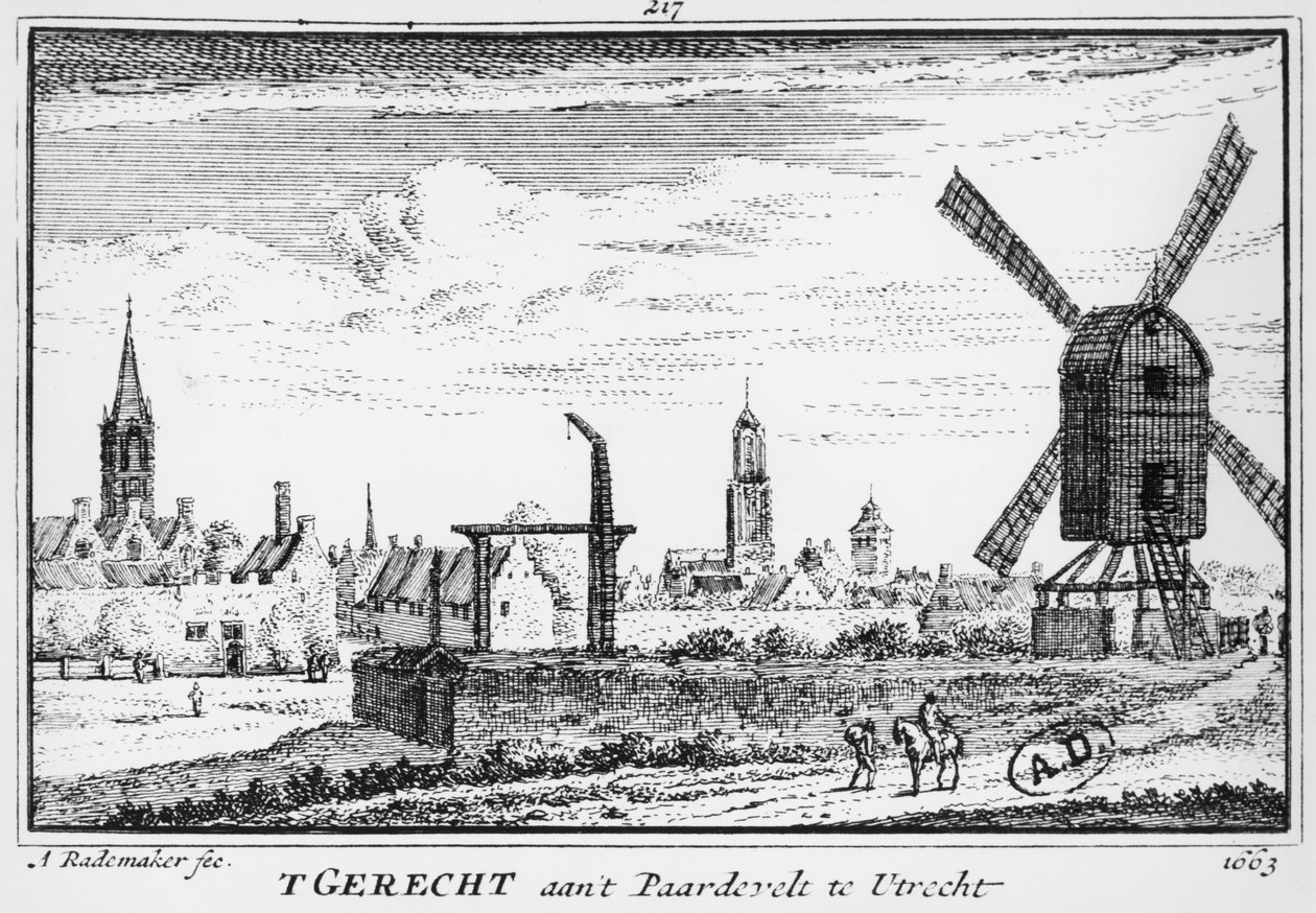 Vista di Utrecht da A. Rademaker