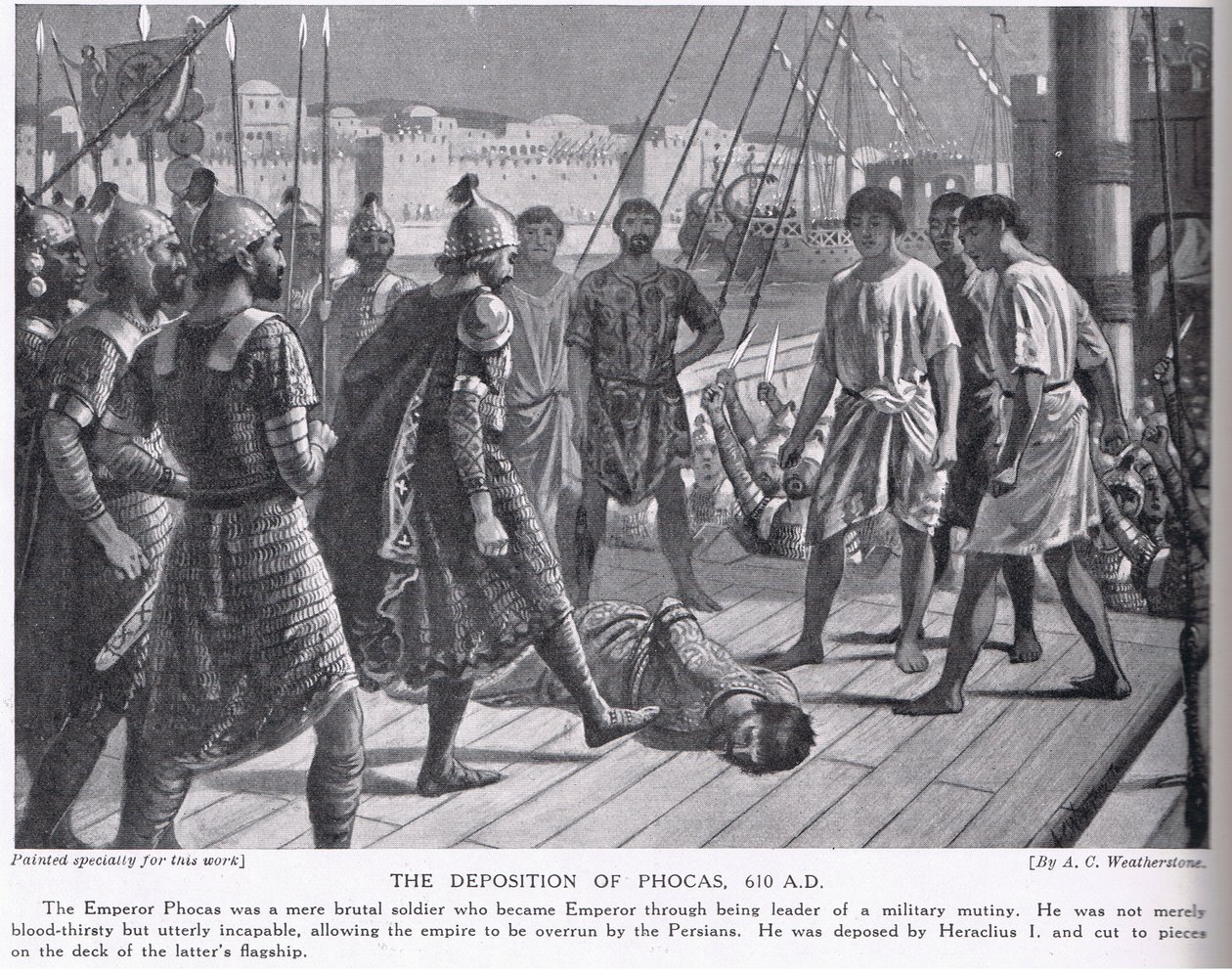 La deposizione di Foca 610 d.C. da A.C. Weatherstone