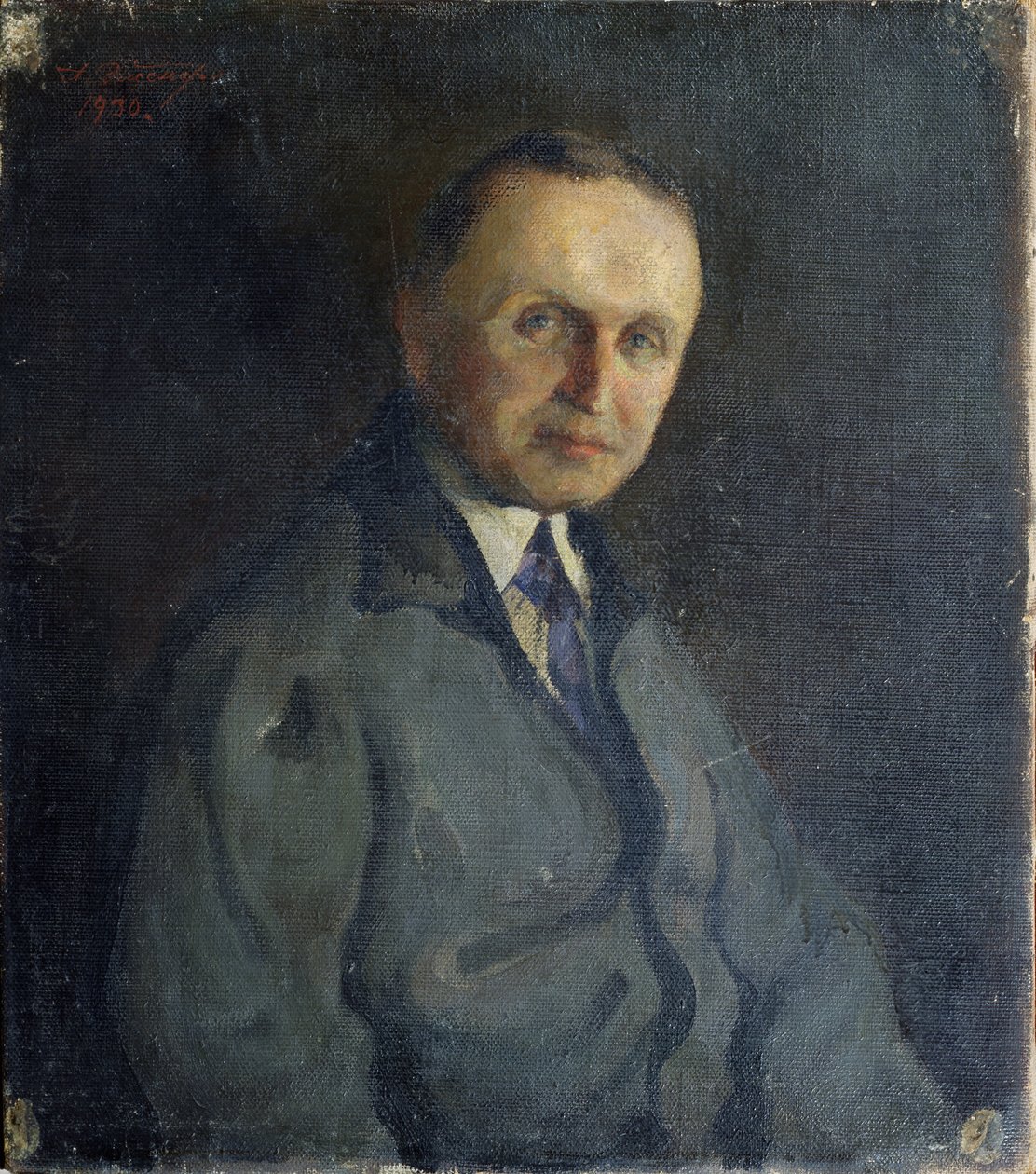 Ritratto del pianista Konstantin Igumnov da A.K. Elsner