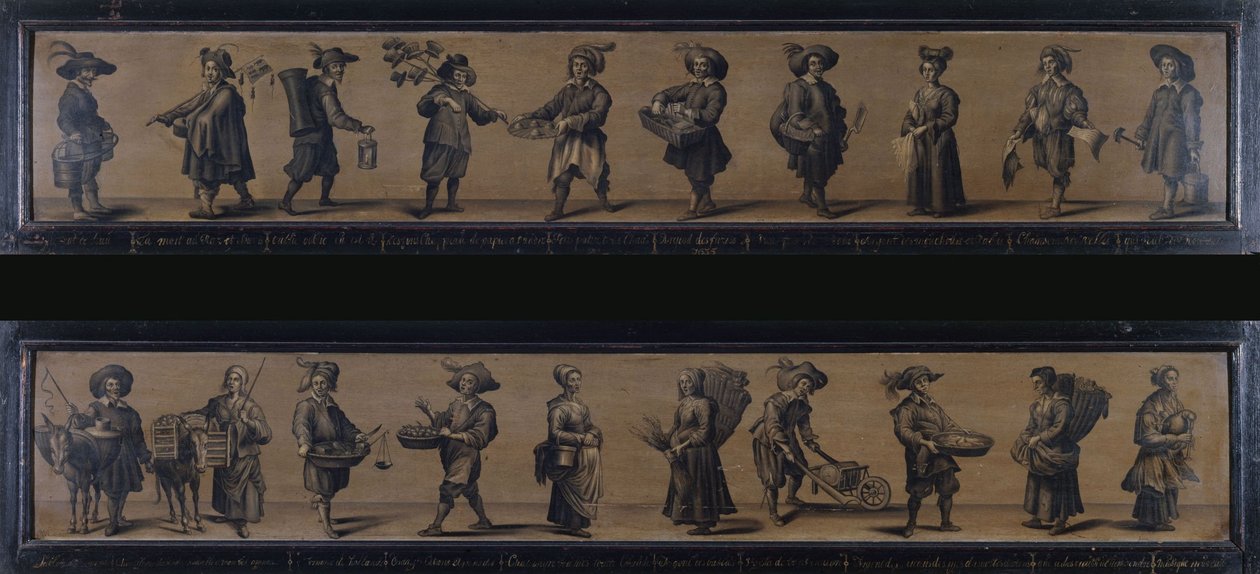 Les Cris de Paris, 1634 da A. Doy