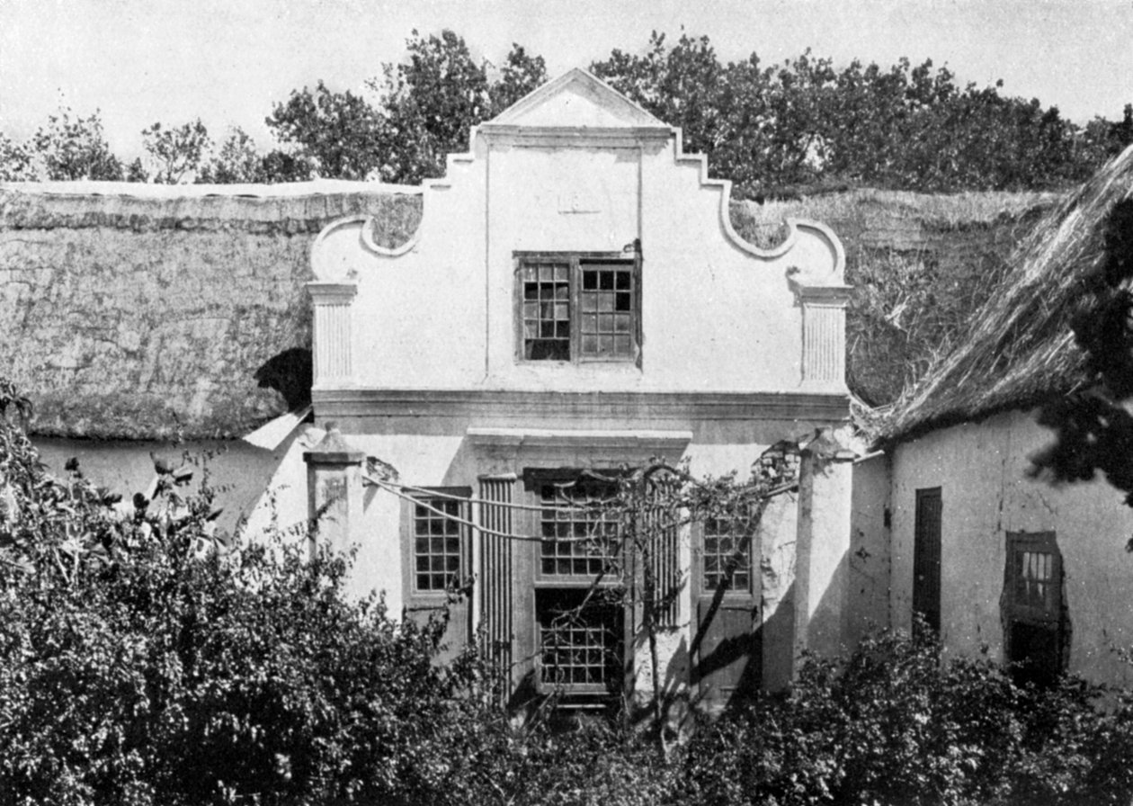 Casa della scuola di Parel Vallei, Sudafrica da A. Elliot