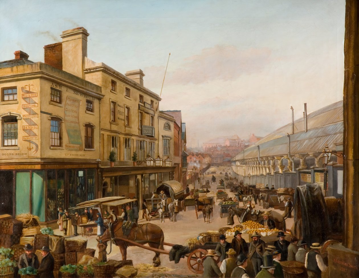 Worcester Street, Birmingham, 1883 da A. Freeman Smith