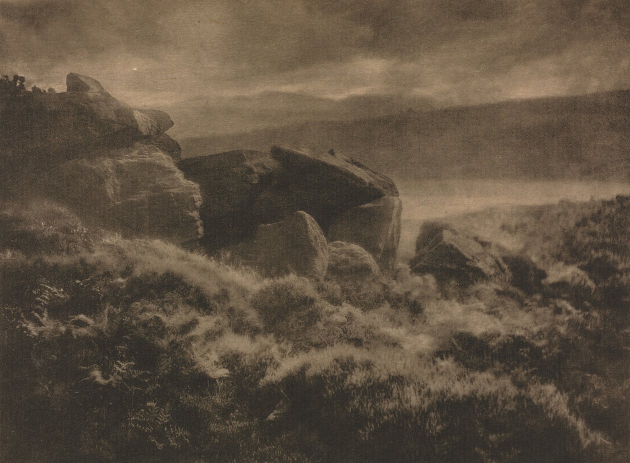 Camera Work: Pioggia dalle colline da A. Horsley Hinton