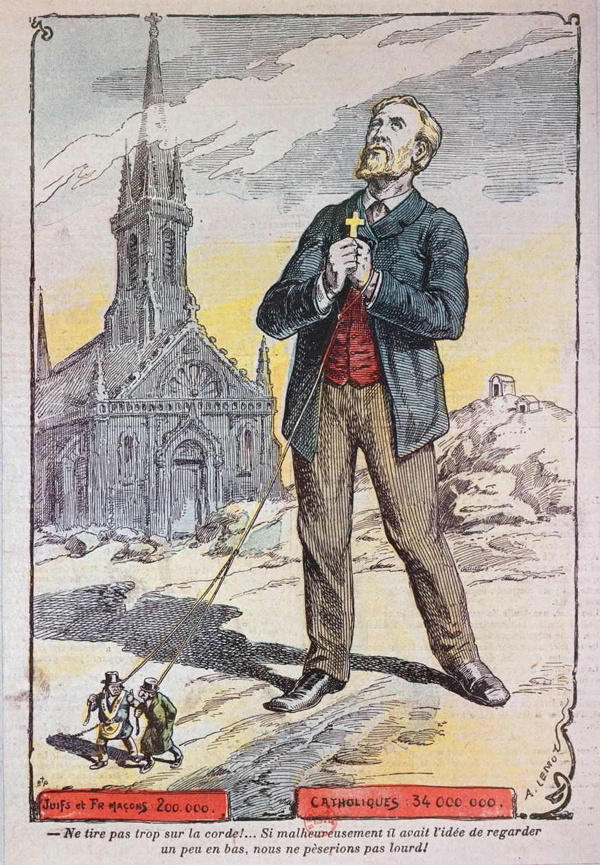 Caricatura dalla rivista cattolica 