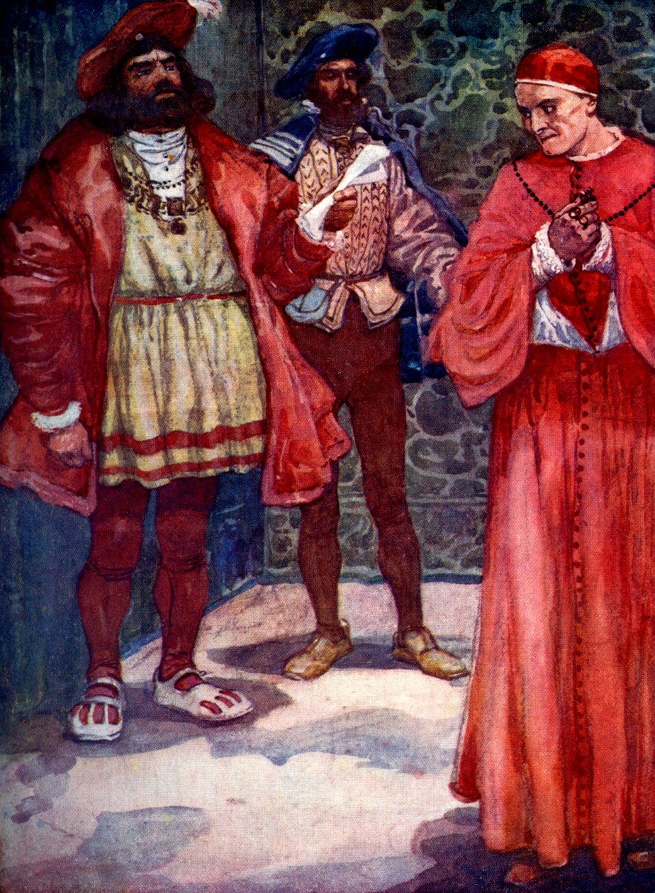 Enrico mandò via Wolsey dalla corte, c1529 da A. S. Forrest