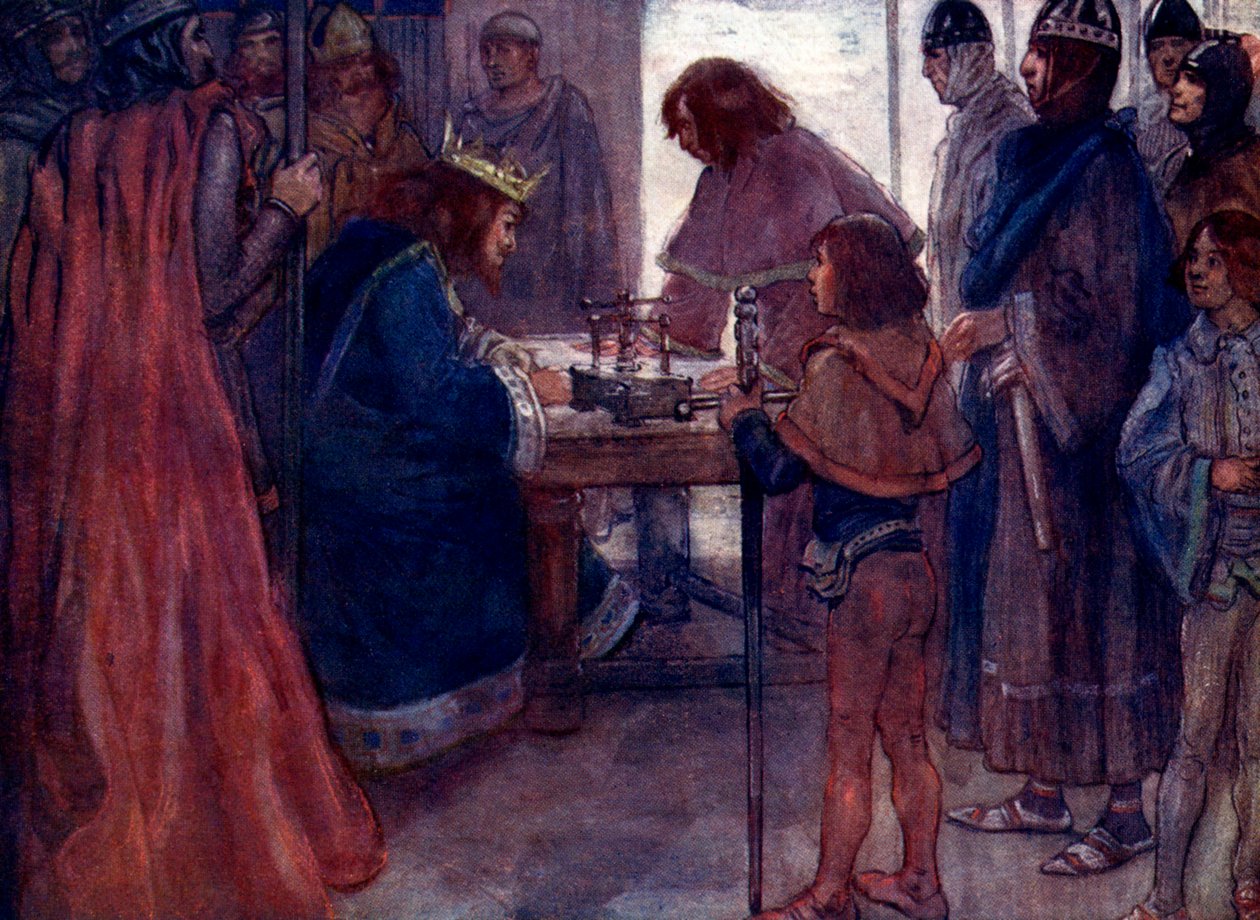 La Grande Carta fu sigillata con il sigillo del Re da A. S. Forrest